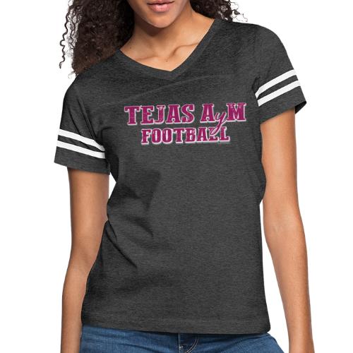 Tejas AyM Football - Women's Vintage Sports T-Shirt