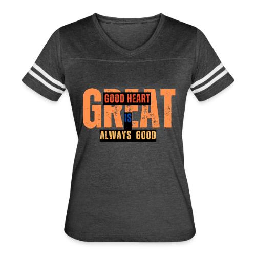 Quote Designs - Women's V-Neck Football Tee