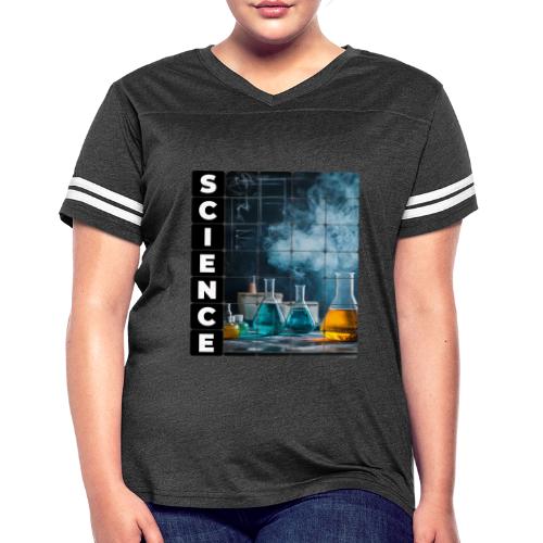 Alchemy of Science - Women's V-Neck Football Tee