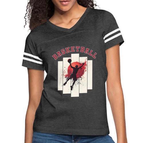 Basketball Energy - Women's V-Neck Football Tee