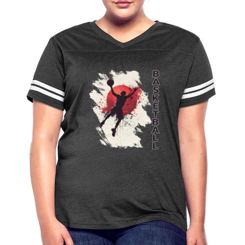 Basketball Heights - Women's V-Neck Football Tee