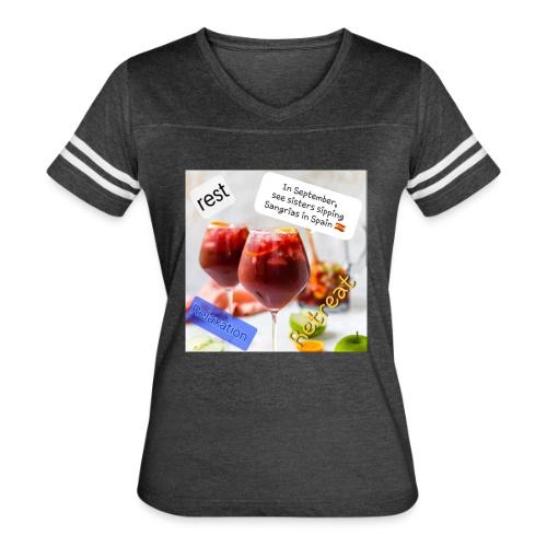 Mrs. S' GGG Theme - Women's V-Neck Football Tee