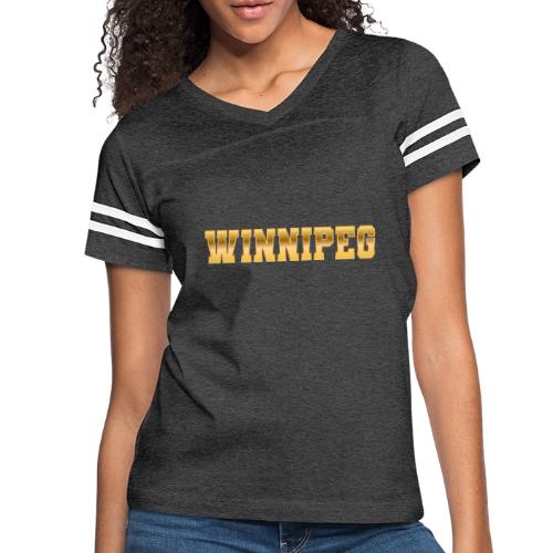 Winnipeg - Women's V-Neck Football Tee