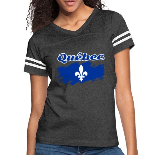 La fête nationale du Québec - Women's V-Neck Football Tee