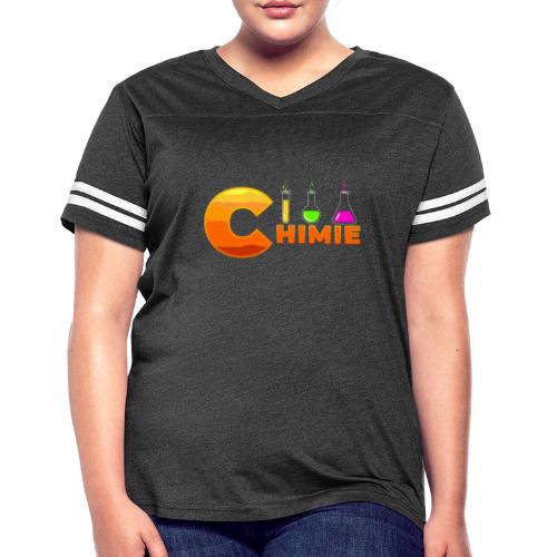 Chemistry: Molecular Magic - Women's V-Neck Football Tee