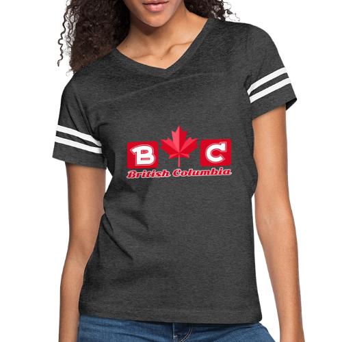 British Columbia, province of Canada - Women's V-Neck Football Tee