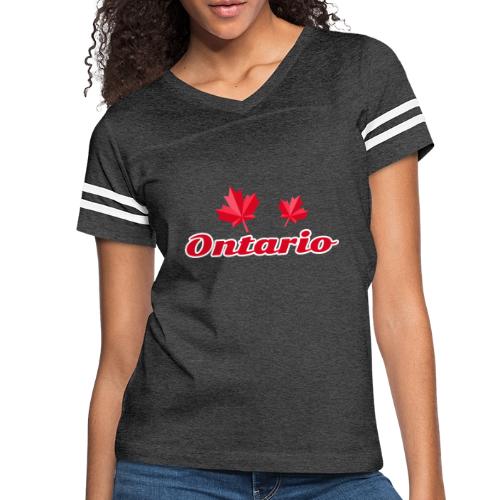 Ontario, province of Canada - Women's V-Neck Football Tee