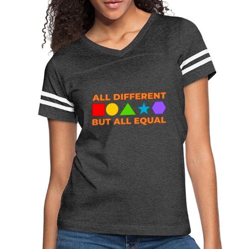 United in Diversity - Women's V-Neck Football Tee