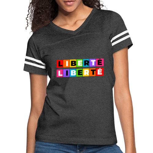 Freedom in colour - Women's V-Neck Football Tee