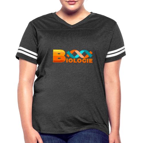 Biology: Life Revealed - Women's V-Neck Football Tee