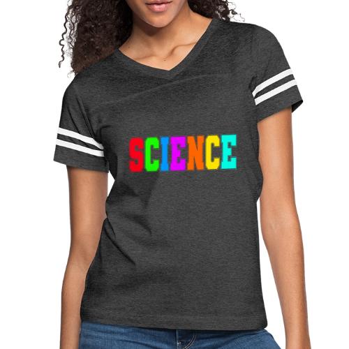 Spectrum of Science - Women's V-Neck Football Tee