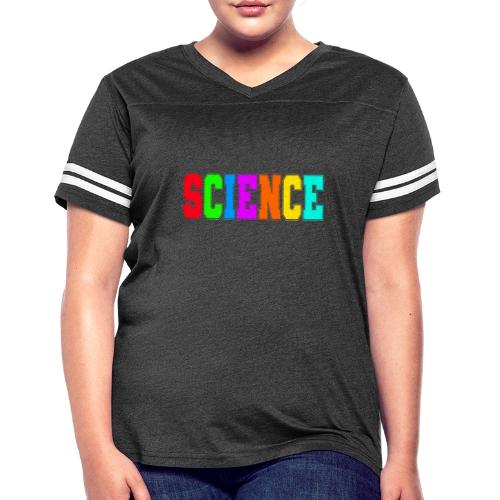Spectrum of Science - Women's V-Neck Football Tee
