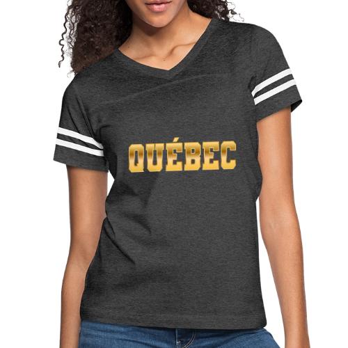 Québec - Women's V-Neck Football Tee