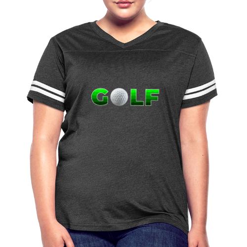 Golf Precision Wordmark - Women's V-Neck Football Tee