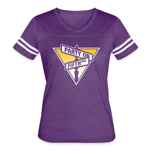 Party on Fifth Ave 2022 - Women's V-Neck Football Tee