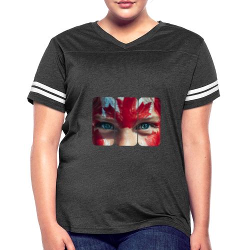 Canada: Northern Spirit - Women's V-Neck Football Tee