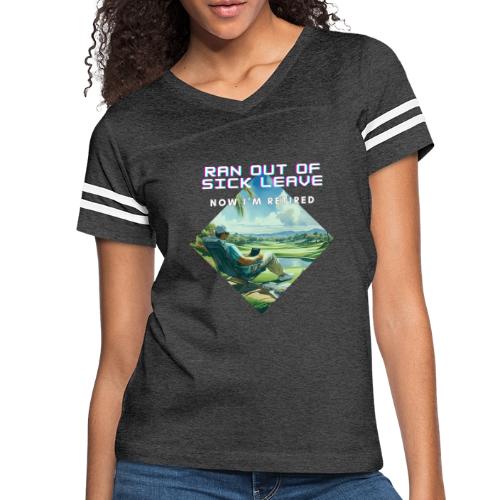 Farewell Office, Hello Greens! - Funny Retirement - Women's V-Neck Football Tee