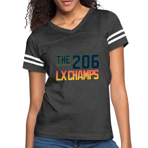 THE | 206 - Hometown Heroes Wear - Washington Styl - Women's V-Neck Football Tee