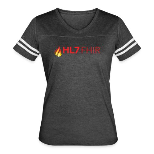 HL7 FHIR Logo - Women's V-Neck Football Tee