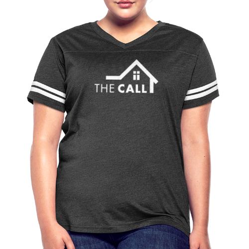 The CALL Logo White - Women's Vintage Sports T-Shirt