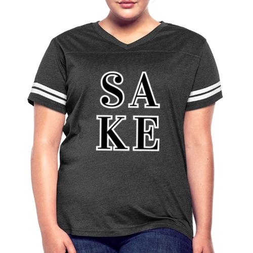 Sake 2 - Women's V-Neck Football Tee