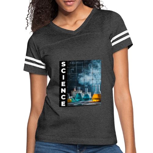 Alchemy of Science - Women's V-Neck Football Tee
