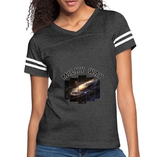 Milky way galaxy - Women's V-Neck Football Tee