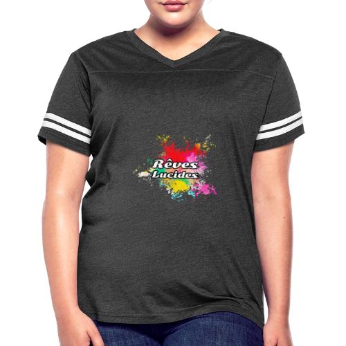 Lucid Dreams - Women's V-Neck Football Tee