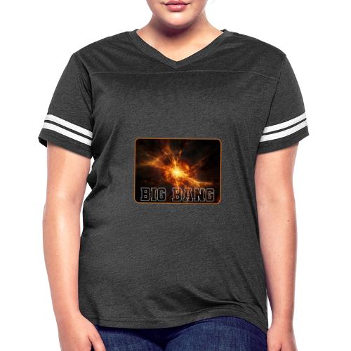 Big Bang Awakening - Women's V-Neck Football Tee