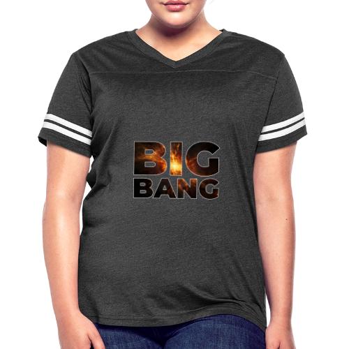 Big Bang Origins - Women's V-Neck Football Tee
