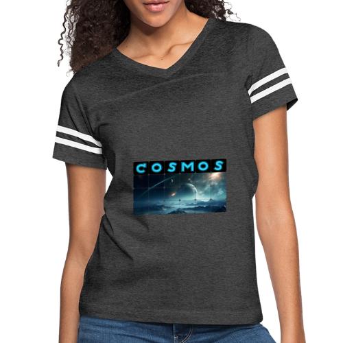 Celestial Cosmos - Women's V-Neck Football Tee