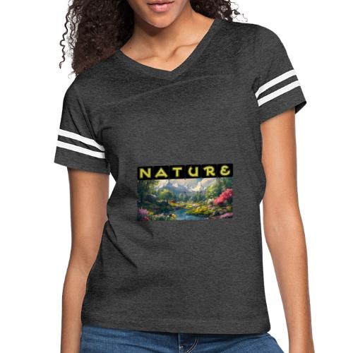Nature: Spring Awakening - Women's V-Neck Football Tee