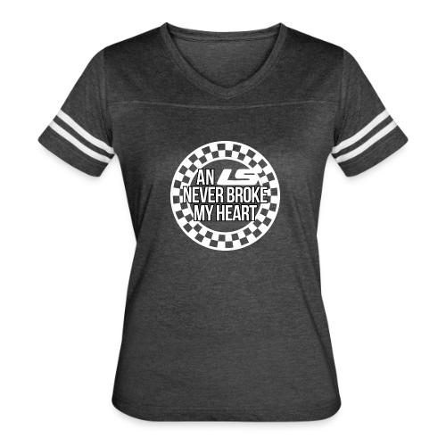 An LS Never Broke My Heart - Women's V-Neck Football Tee
