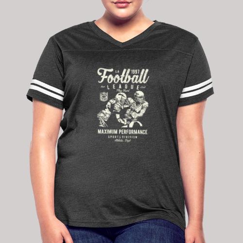 Football League - Women's V-Neck Football Tee