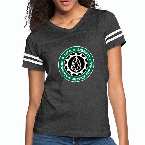 T-SHIRT LIFE, LIBERTY, PROPERTY, AND JUSTICE - Women's Vintage Sports T-Shirt