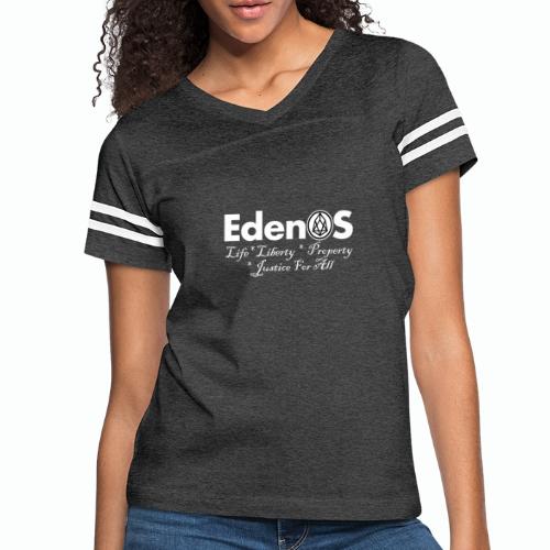 EdenOS Values T-Shirt - Women's V-Neck Football Tee