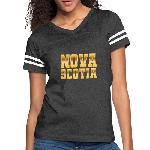 Nova Scotia - Women's V-Neck Football Tee