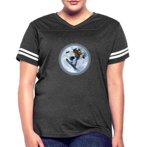 Snowboarding Life - Women's V-Neck Football Tee