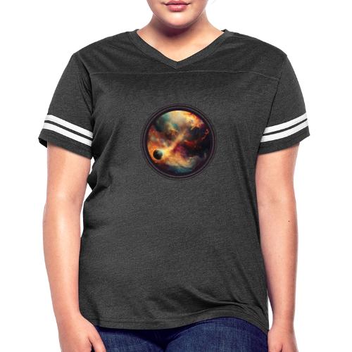 The Painted Planets - Women's V-Neck Football Tee