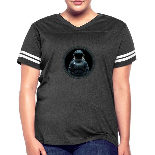 Astronaut: Blast off in style! - Women's V-Neck Football Tee