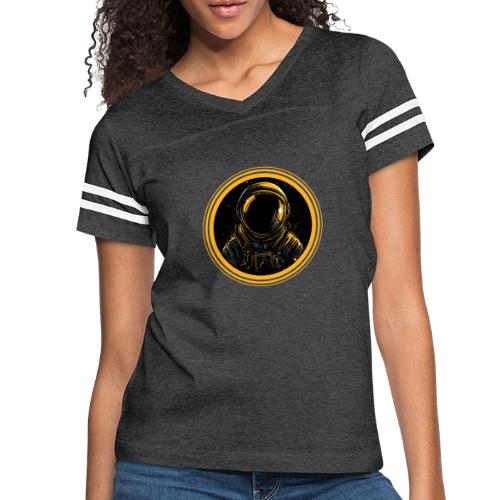 Astronaut: Suit Up for the Stars - Women's V-Neck Football Tee