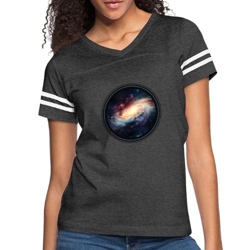 Galaxy Mirage - Women's V-Neck Football Tee
