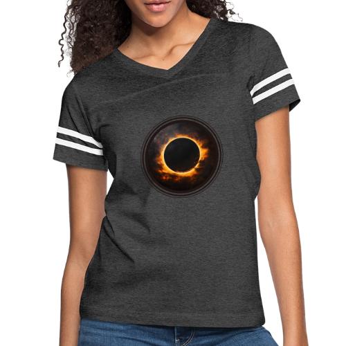Eclipse Mirage - Women's V-Neck Football Tee