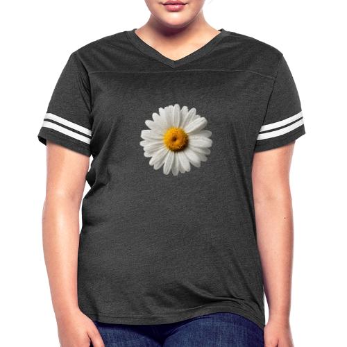 Morning Daisy Freshness - Women's V-Neck Football Tee