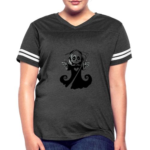 death 1460981 - Women's V-Neck Football Tee