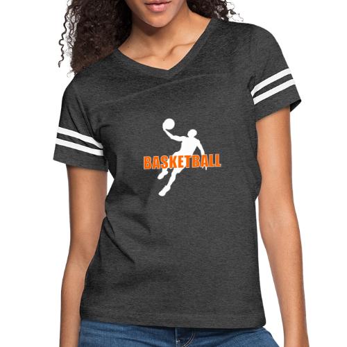 Slam Dunk Motion - Women's V-Neck Football Tee