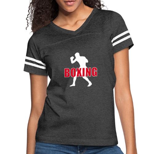 Boxing Force - Women's V-Neck Football Tee