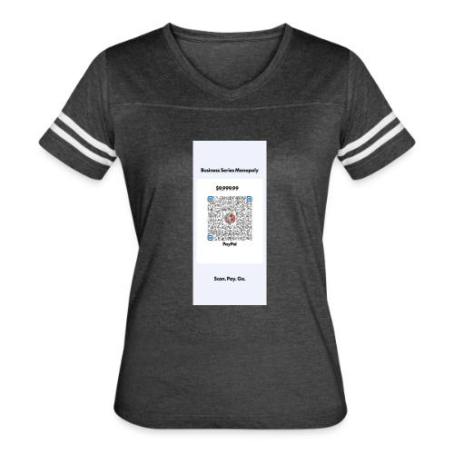 pp my qrcode 1758477437583 - Women's V-Neck Football Tee
