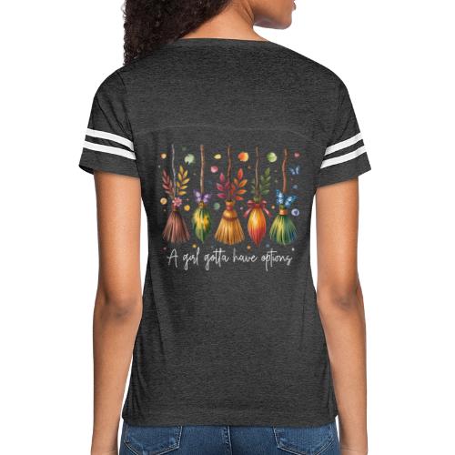 A Girl Gotta Have Options - Women's V-Neck Football Tee