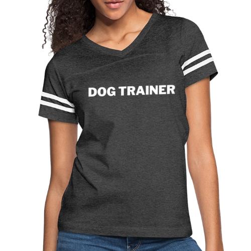Dog Trainer - Women's V-Neck Football Tee